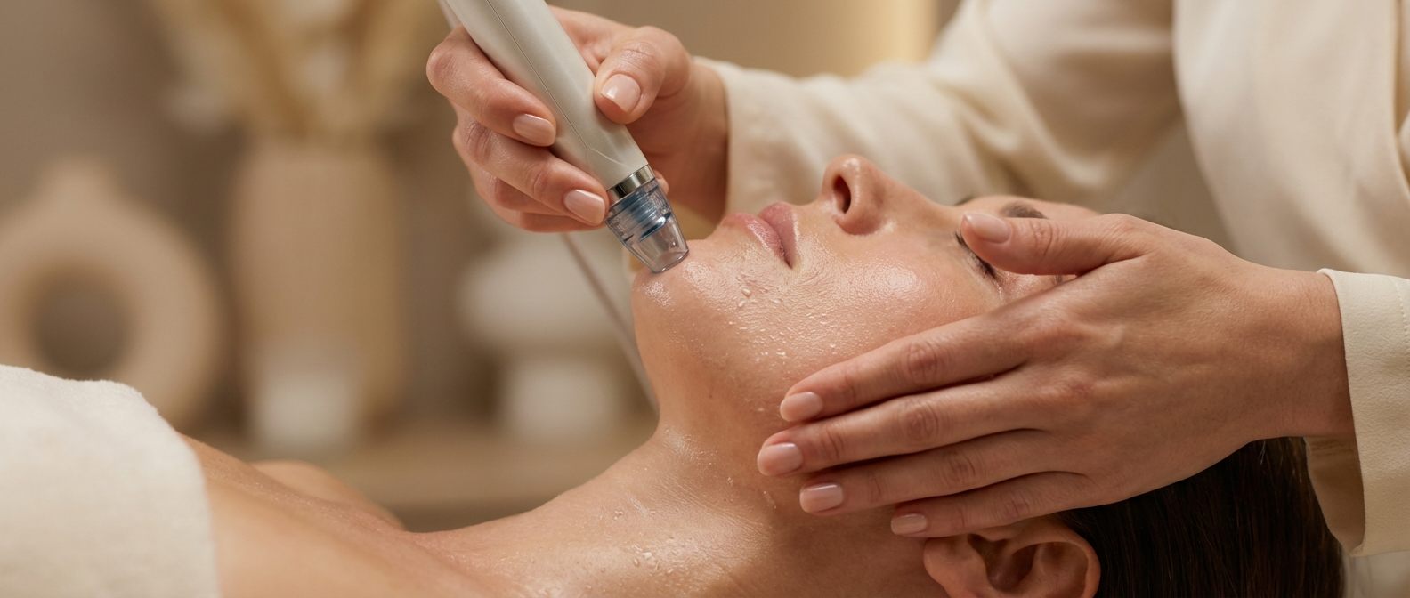 Aquafacial-Behandlung gegen Akne bei Kosmetik & Podologie M. Klöpper in Hannover